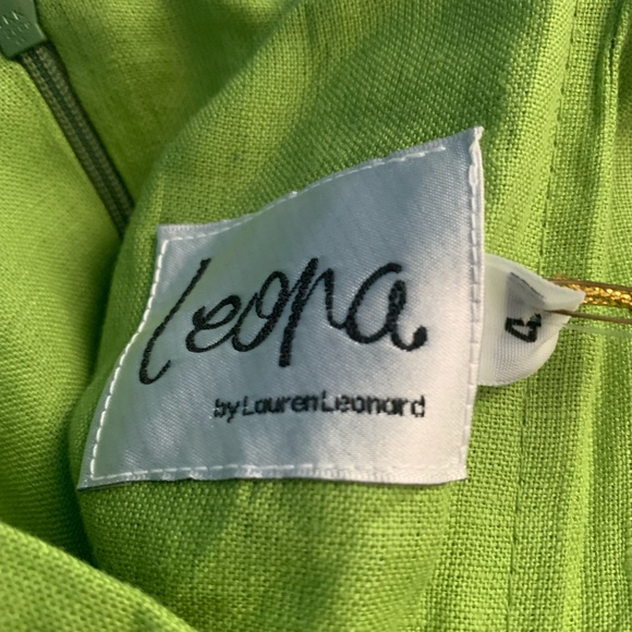 Reformation Leona By Lauren Leonard Y2K Green Strapless Lurleen Top NWT Size 4 - Picture 3 of 5